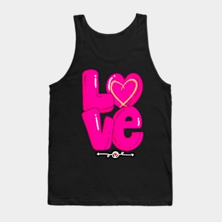 LOVE IS LOVE SET DESIGN Tank Top